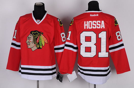 Marian Hossa Chicago Blackhawks red jersey