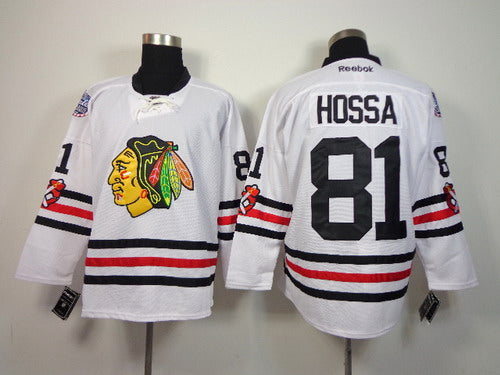 Marian Hossa Chicago Blackhawks white Winter Classic jersey