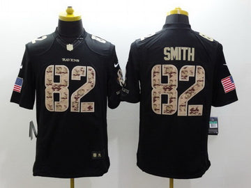 Nike Torrey Smith Baltimore Ravens black Salute To Service jersey