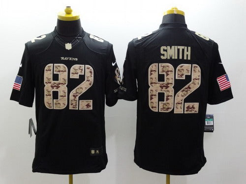 Nike Torrey Smith Baltimore Ravens black Salute To Service jersey