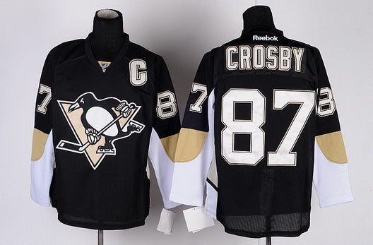Sidney Crosby Pittsburgh Penguins black jersey