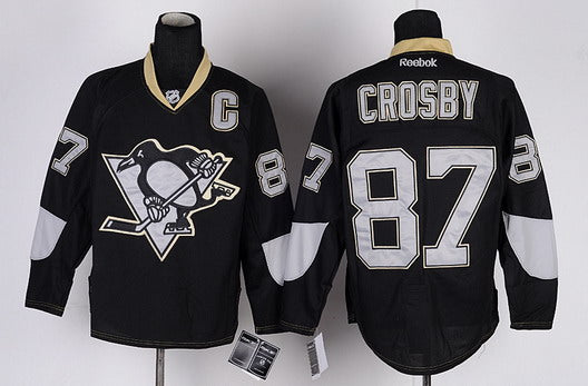 Sidney Crosby Pittsburgh Penguins black jersey