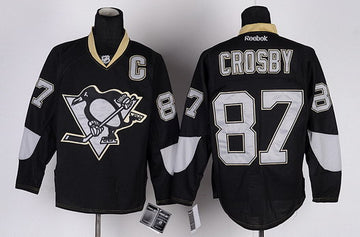 Sidney Crosby Pittsburgh Penguins black jersey