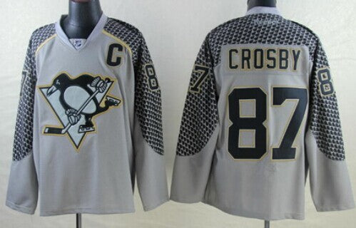 Sidney Crosby Pittsburgh Penguins charcoal jersey