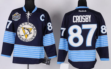Sidney Crosby Pittsburgh Penguins navy Third jersey