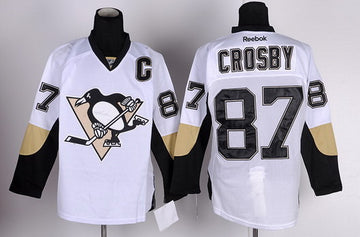 Sidney Crosby Pittsburgh Penguins white jersey