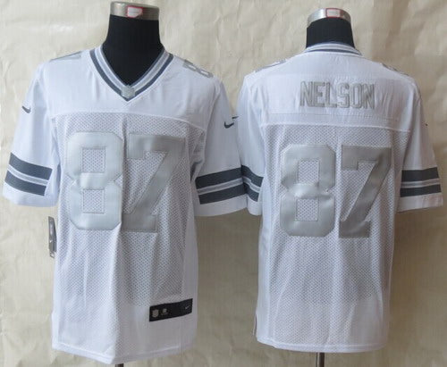 Nike Jordy Nelson Green Bay Packers platinum Limited jersey