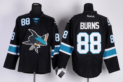 Brent Burns San Jose Sharks black Third jersey