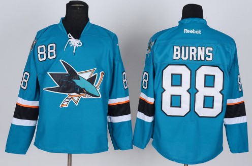 Brent Burns San Jose Sharks blue jersey