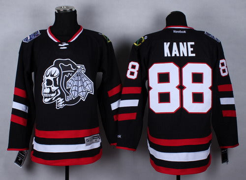 Patrick Kane Chicago Blackhawks black Stadium Series jersey
