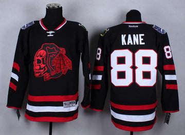 Patrick Kane Chicago Blackhawks black Stadium Series jersey