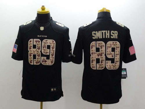 Nike Steve Smith Sr Baltimore Ravens black Salute To Service jersey