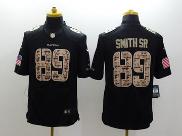 Nike Steve Smith Sr Baltimore Ravens black Salute To Service jersey