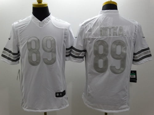 Nike Mike Ditka Chicago Bears platinum Limited jersey