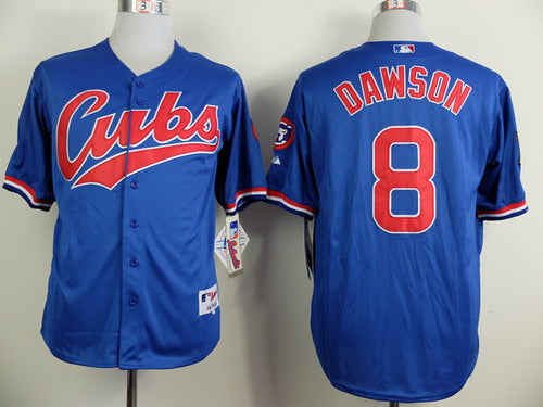 Andre Dawson Chicago Cubs blue jersey