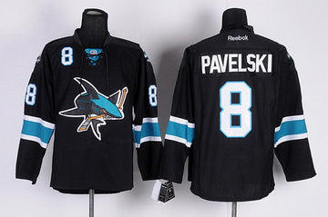 Joe Pavelski San Jose Sharks black Third jersey