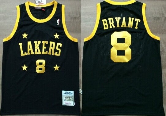 Kobe Bryant Los Angeles Lakers black Throwback jersey