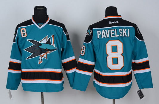 Joe Pavelski San Jose Sharks blue jersey