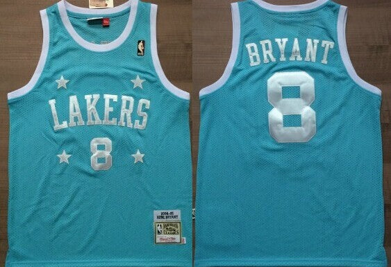 Kobe Bryant Los Angeles Lakers blue Throwback jersey