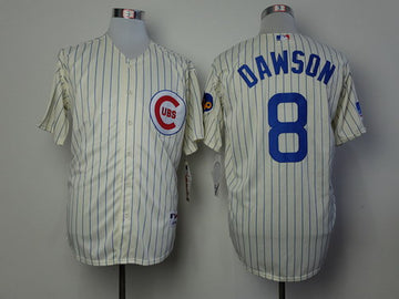 Andre Dawson Chicago Cubs cream jersey