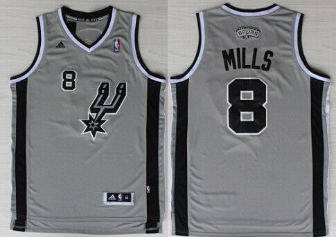 Patrick Mills Revolution San Antonio Spurs gray jersey