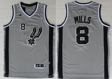 Patrick Mills Revolution San Antonio Spurs gray jersey
