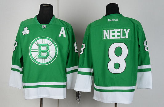Cam Neely St. Patrick's Day Boston Bruins green jersey