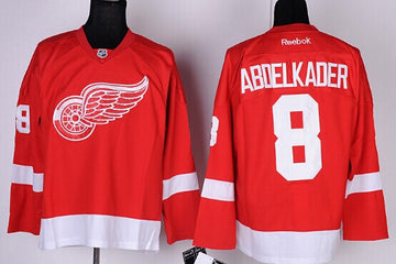 Justin Abdelkader Detroit Red Wings red jersey