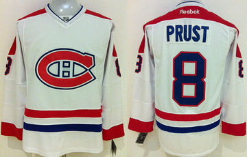 Brandon Prust Montreal Canadiens white jersey