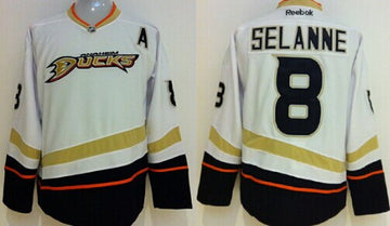 Teemu Selanne Anaheim Ducks white jersey