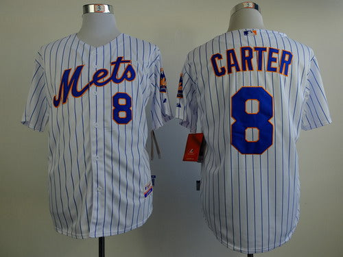 Gary Carter New York Mets white jersey