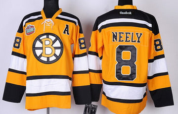Cam Neely Boston Bruins yellow jersey