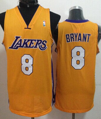 Kobe Bryant Los Angeles Lakers yellow jersey