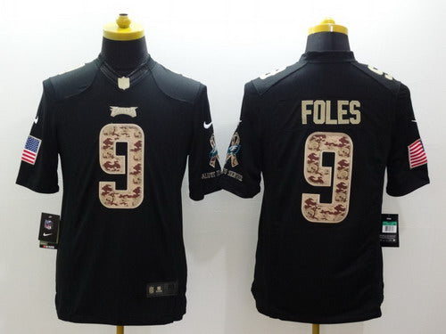 Nike Nick Foles Philadelphia Eagles black Salute To Service jersey