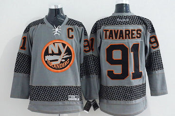 John Tavares New York Islanders charcoal jersey