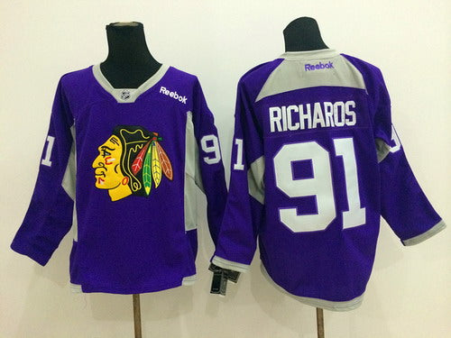 Brad Richards Chicago Blackhawks purple jersey