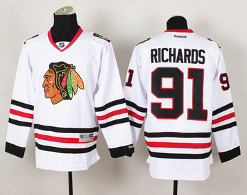 Brad Richards Chicago Blackhawks white jersey