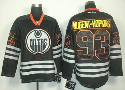 Ryan Nugent-Hopkins Edmonton Oilers black jersey