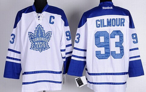 Doug Gilmour Toronto Maple Leafs white Third jersey