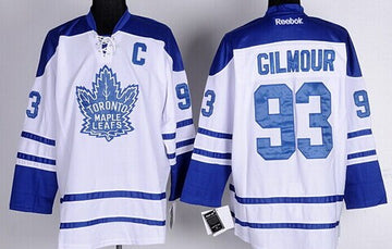 Doug Gilmour Toronto Maple Leafs white Third jersey