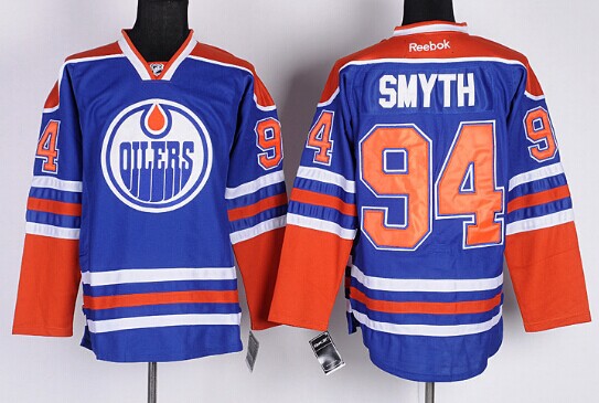 Smyth Royal Edmonton Oilers blue jersey