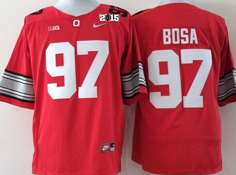 Joey Bosa Ohio State Buckeyes red jersey