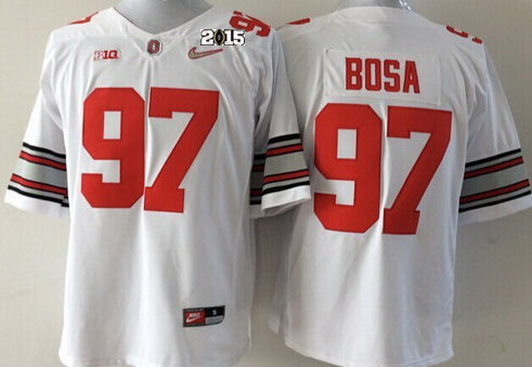 Joey Bosa Ohio State Buckeyes white jersey