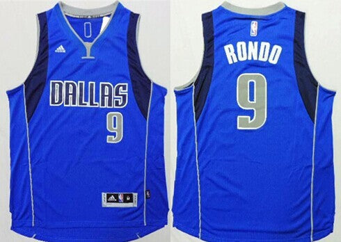 Rajon Rondo Revolution Dallas Mavericks blue jersey