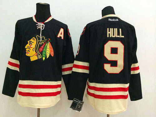 Bobby Hull Chicago Blackhawks black Winter Classic jersey