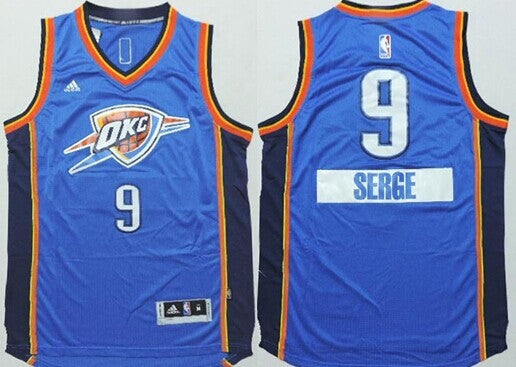 Serge Ibaka Revolution Oklahoma City Thunder blue jersey