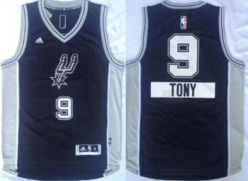 Tony Parker Revolution San Antonio Spurs black jersey