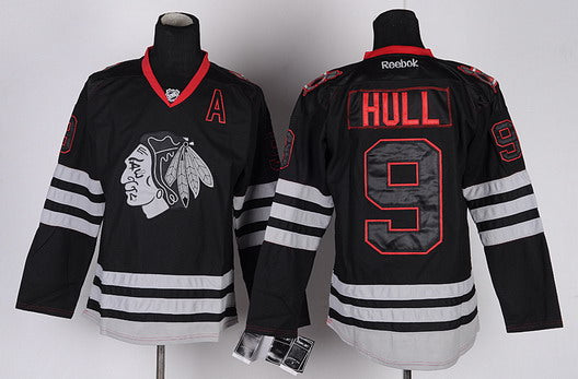 Bobby Hull Chicago Blackhawks black jersey