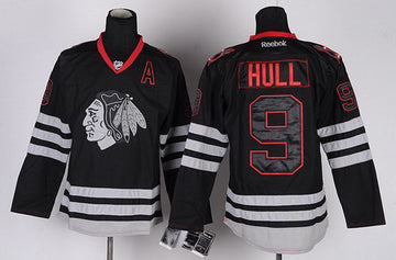 Bobby Hull Chicago Blackhawks black jersey