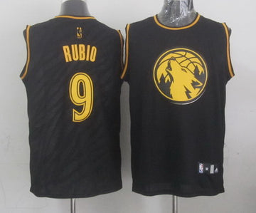 Ricky Rubio Revolution Minnesota Timberwolves black jersey
